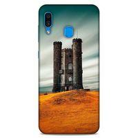 Lopard Samsung Galaxy A30 Uyumlu Kılıf Gece'S (31) TPU Kılıf Yeşil Gece
