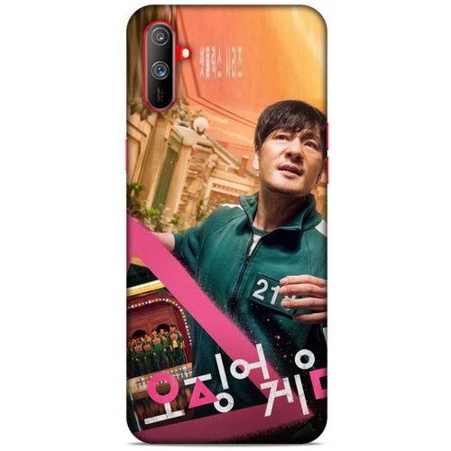 Realme C3 Uyumlu Kılıf Squid Game (13) Silikon Kap Kyung-Mi