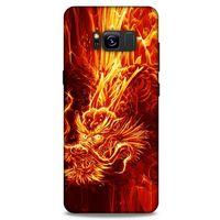 Samsung Galaxy S8 Kılıf Dragons (12) Koruyucu Silikon Ateş Ejderhası