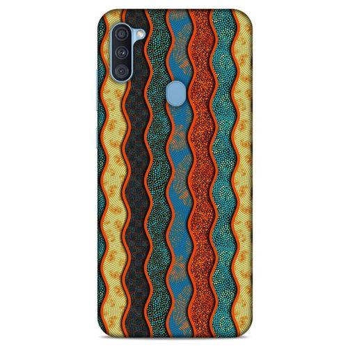 Samsung Galaxy A11 Kılıf Baskılı Özel Seri Taşlı (42) Rugged Armor Kılıf