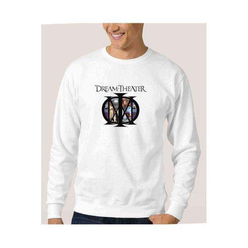 Dream Theater Majesty Art Metal Rock Baskılı Beyaz Erkek Sweatshirt
