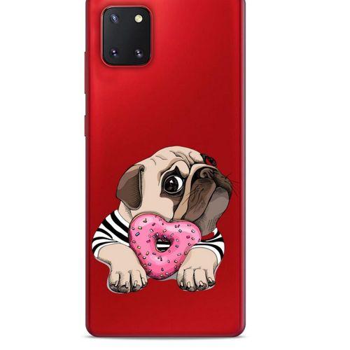 Zoologix (3) Samsung Galaxy Note 10 Lite Şeffaf Kılıf Silikon Desenli