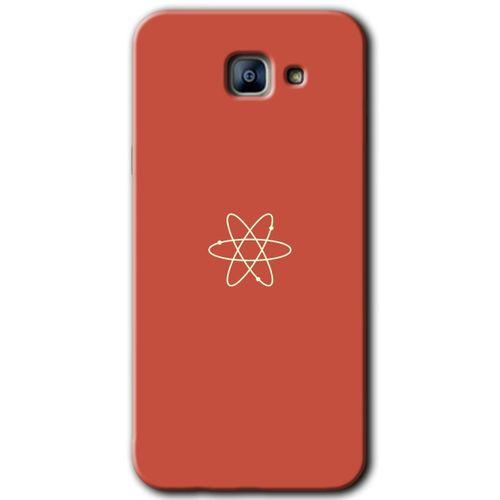 Galaxy A8 2016 Kılıf HD Desen Baskılı Arka Kapak - Atom + Kırılmaz Cam