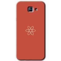 Galaxy A8 2016 Kılıf HD Desen Baskılı Arka Kapak - Atom + Kırılmaz Cam