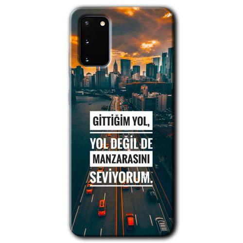 Galaxy S20 Kılıf HD Desen Baskılı Arka Kapak - Manzara Seviyorum + Kırılmaz Cam