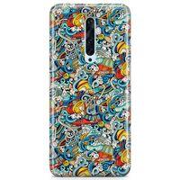 Oppo Reno2 Z 2019 Kılıf Uludağ Doodle Arka Kapak Koruma Desenli Full Koruyucu