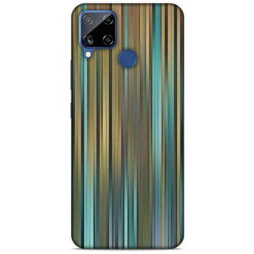 Realme C15 Uyumlu Kılıf Yeşil Delisi (39) Liquid Crystal Kılıf Asker yeşili