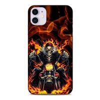 Apple Iphone 11 Uyumlu Kılıf Motorsiklet (10) Full Koruma Kılıfı Harley Davidson