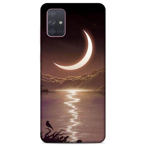 Lopard Samsung Galaxy A71 Uyumlu Kılıf Gece'S (34) Slim Armor Kılıf Kırmızı Gece