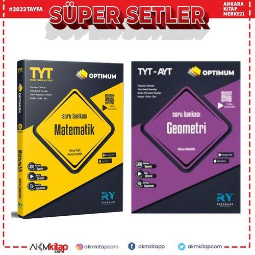 Referans Yayınları TYT Matematik ve TYT AYT Geometri Soru Bankası Seti 2 Kitap