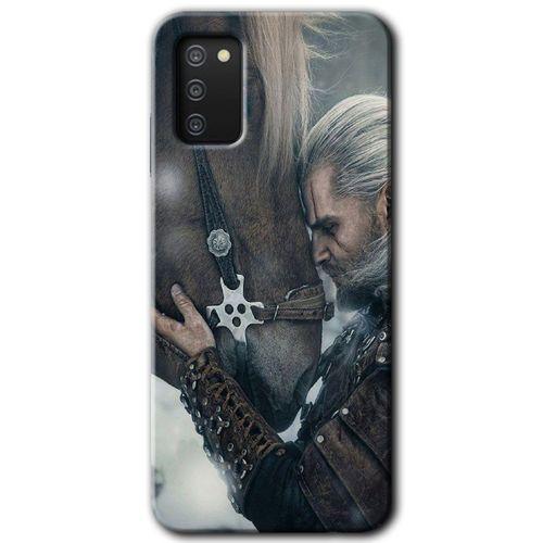 Samsung Galaxy A02s Kılıf Baskılı Kapak - Kadim Dost + 5D Tam Kaplayan Cam