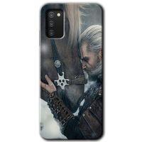 Samsung Galaxy A02s Kılıf Baskılı Kapak - Kadim Dost + 5D Tam Kaplayan Cam