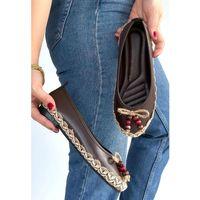 Ilwe Kahverengi Cilt Babet Ayakkabı