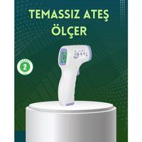 Kızılötesi Temassız Ateş Ölçer Lcd Ekranlı Hassas Termometre