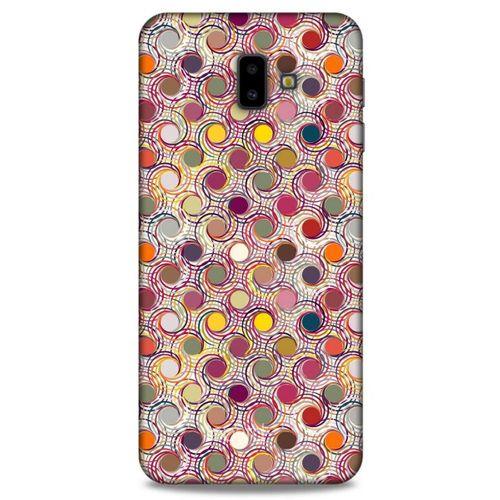 Samsung Galaxy J6 Plus Kılıf Pastel Renkler (36) Glitter Kılıf Sarı Pembe