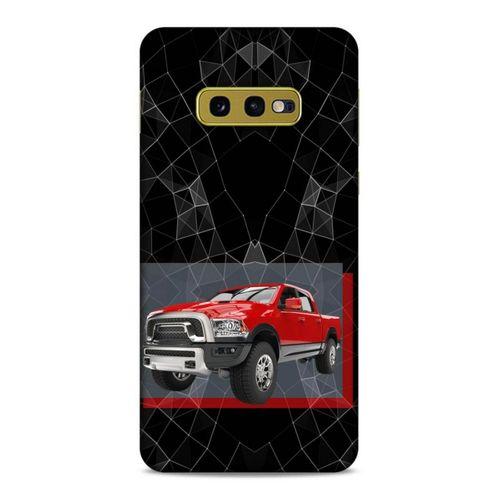 Lopard Samsung Galaxy S10e Uyumlu Kılıf PickUpX (7) Telefon Kılıfı Ateş Kırmızı