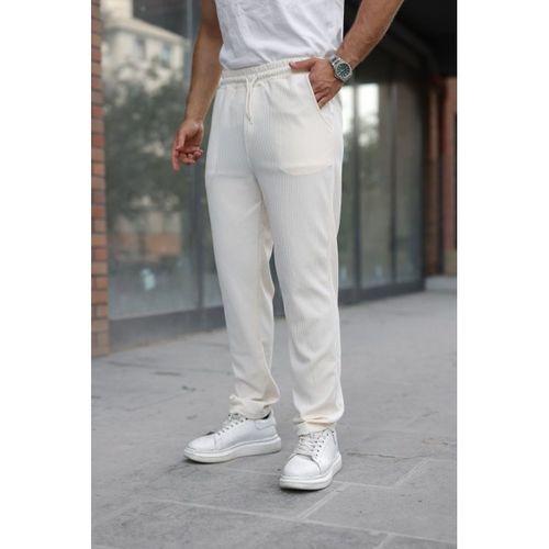 Erkek Fitilli Beli Lastikli Rahat Pantolon