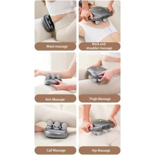 8 Başlıklı Şarjlı Isıtmalı Masaj Aleti
