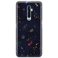 Oppo Reno2 Z 2019 Kılıf Night Sky Arka Kapak Koruma Desenli Full Koruyucu