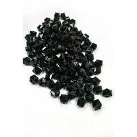 Küp Boncuk İçten Boncuklu Bileklik Çanta Boncuğu 10 mm 50 gr Siyah - BNC457