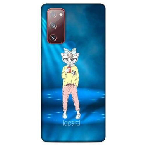Samsung Galaxy S20 Fe Kılıf FunnyMaX (38) Neo Hybrid Kılıf Açık Mavi