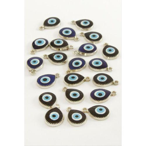 Nazar Damla Tek Kulplu Mineli Bileklik ve Kolye Ucu Aparatı 1 Adet