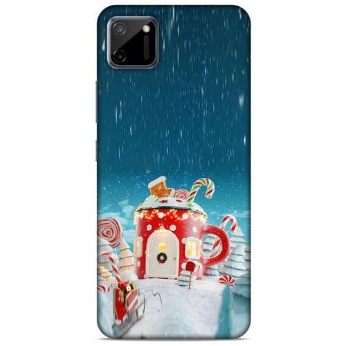 Oppo Realme C11 Kılıf Snowix (13) Silikon Kap Kırmızı