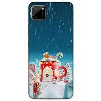 Oppo Realme C11 Kılıf Snowix (13) Silikon Kap Kırmızı