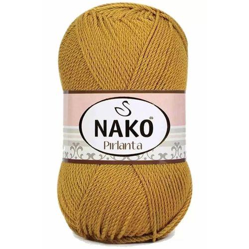 1 Adet Pırlanta Amigurumi El Örgü İpi Yünü Altın 6706 - mudanis