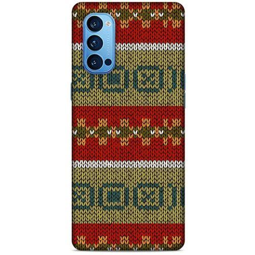 Kazak (48) Desenli Silikon Kapak Oppo Reno 4 Pro Kılıf