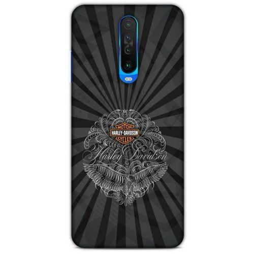 Xiaomi Poco X2 Uyumlu Kılıf Motorsiklet (40) Fit Silikon Kılıf Harley