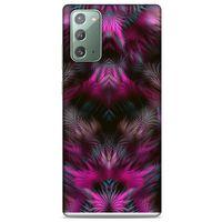 Samsung Galaxy Note 20 Kılıf Desenli Özel Seri Tüyler (40) Fit Silikon Kılıf