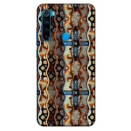 Xiaomi Redmi Note 8 Kılıf Baskılı Özel Seri Taşlı (33) Hybrid Kılıf