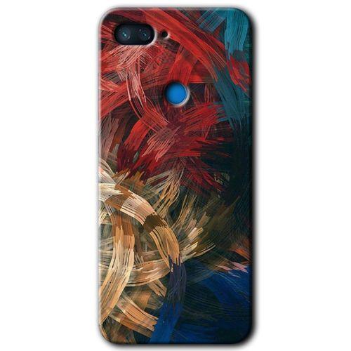 Xiaomi Mi 8 Lite HD Baskılı Kılıf + 9D Tam Ekran Koruyucu - Karma Boyalar