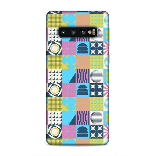 Samsung Galaxy S10 Uyumlu Kılıf Insomnia (43) Thin Fit Kılıf Mavi Sarı
