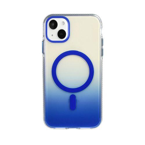 Apple iPhone 15 Kılıf M-safe Şarj Özellikli Transparan Renk Geçişli Zore Toros Kapak