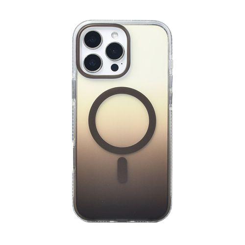 Apple iPhone 16 Pro Max Kılıf M-safe Şarj Özellikli Transparan Renk Geçişli Zore Toros Kapak