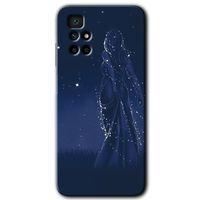 Redmi 10 Kılıf HD Desen Baskılı Arka Kapak - Gecenin Kraliçesi + Kırılmaz Cam