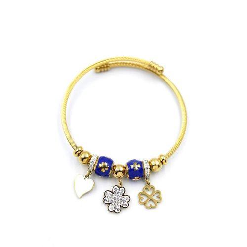 Yonca Charm Bilezik - Altın