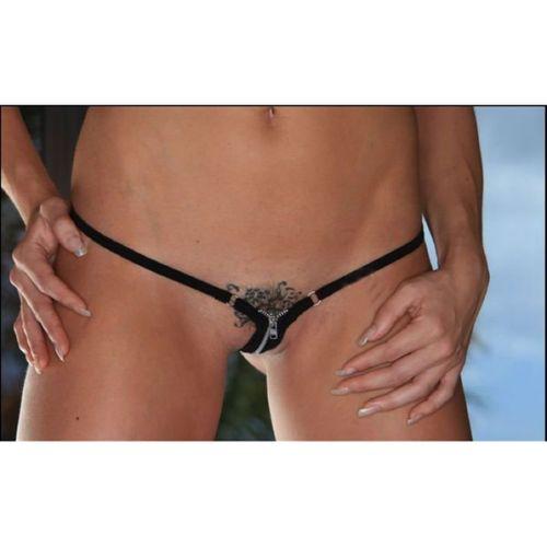 B100934 Fermuarlı Tanga