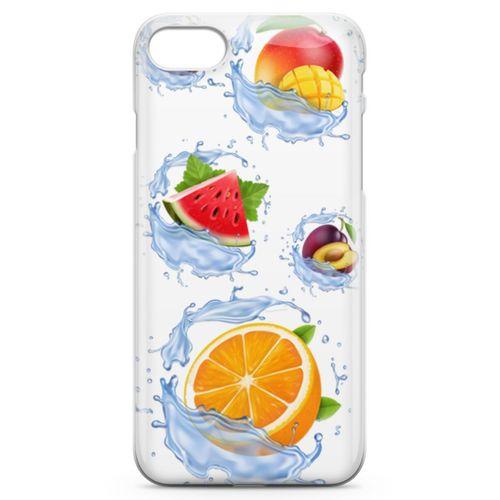 Apple iPhone SE 2020 Kılıf Meyve Suları Arka Kapak Koruma Desenli Full Koruyucu