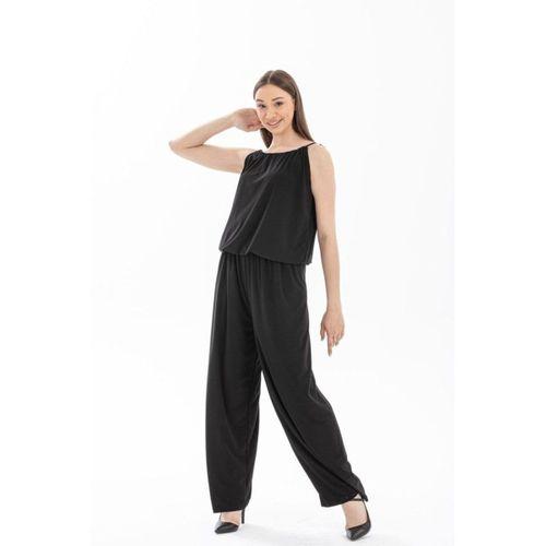 Kadın Rahat Kesim Askılı Bol Paça Sandy Kumaş Fırsat Ürün Tulum-Elbise