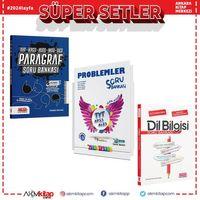 Ankara Kitap Merkezi Dil Bilgisi Paragraf ve Yayın Denizi Problemler Soru Bankası Seti 3 Kitap
