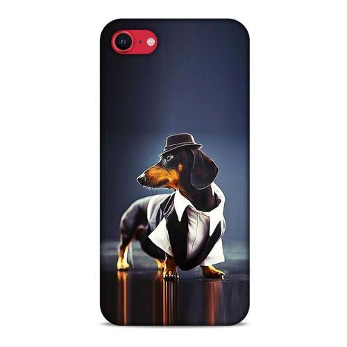 Apple iPhone SE 2020 Kılıf Köpek Kıyafetleri (1) Kılıfı Dakhund Gömlek