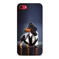 Apple iPhone SE 2020 Kılıf Köpek Kıyafetleri (1) Kılıfı Dakhund Gömlek
