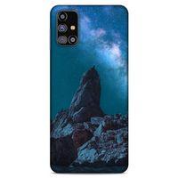 Lopard Samsung Galaxy M31s Uyumlu Kılıf Gece'S (7) Telefon Kılıfı Açık Mavi