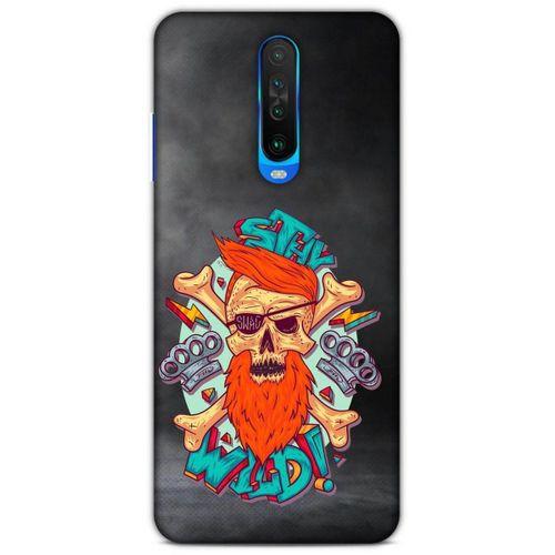 Lopard Xiaomi Redmi K30 Uyumlu Kılıf Tattoo's (33) Hybrid Kılıf Stay Wild