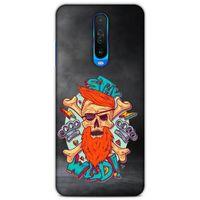 Lopard Xiaomi Redmi K30 Uyumlu Kılıf Tattoo's (33) Hybrid Kılıf Stay Wild