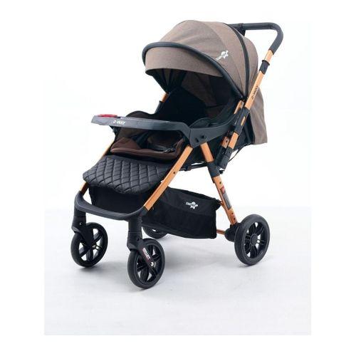 Comfymax 2-Way Çift Yönlü Bebek Arabası – Wood Brown