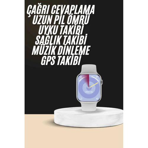 Akıllı Saat Kulaklık Hediyeli Uyku Ve Sağlık Takibi Yapabilen Uzun Ömürlü